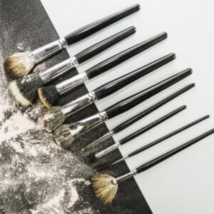 dirty makeup brushes